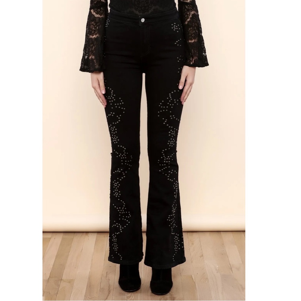 Free people love forever studded jeans NWOT sz 26 - Picture 2 of 4